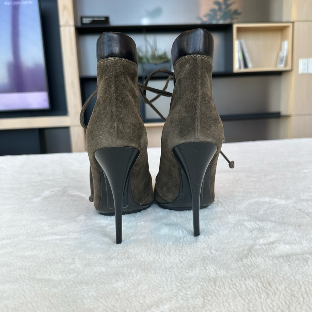 Giuseppe Zanotti Olive Ankle Boots - Picture 2 of 13